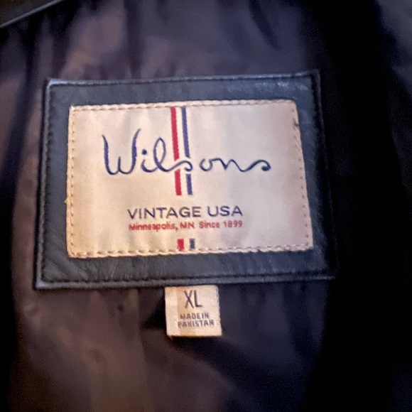 COPY - Wilson’s Black Studded Genuine Leather Moto Jacket. EXTRA Large - Picture 6 of 14